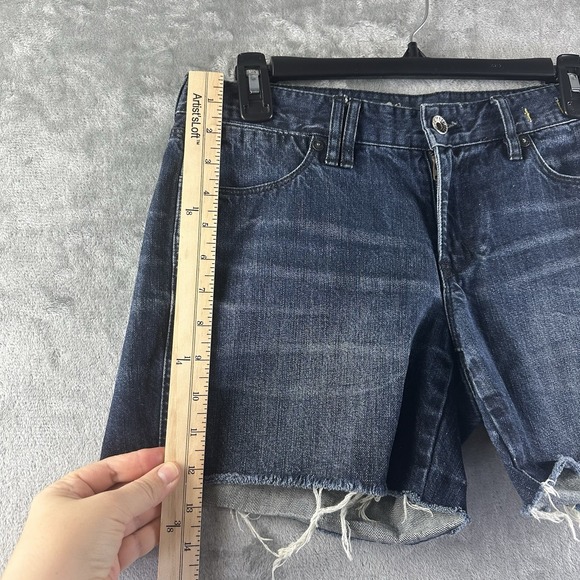 Madewell Jean Shorts Women's 28 Denim Blue Cutoff - Picture 8 of 9